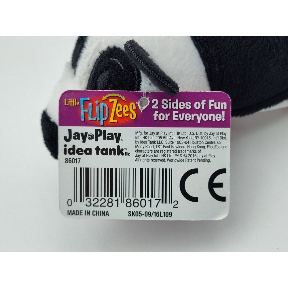 Flip A Zoo Plush Mini Stuffed Panda/Dragon Jay Play 2 In 1 SEE B37.1GA1213 - Picture 9 of 16